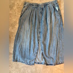 Anthropologie Pilcro  mineral wish denim skirt Sz 22.  Relaxed fit